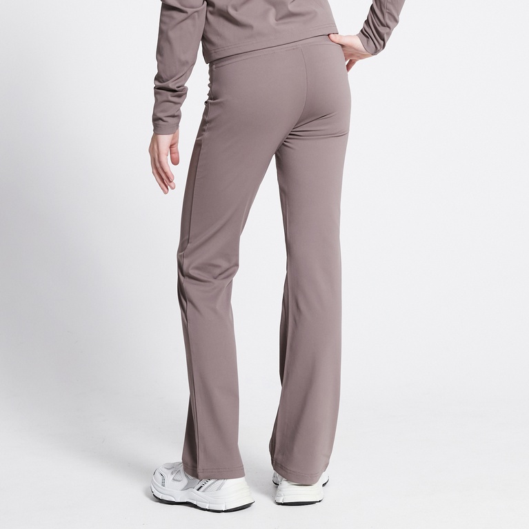 Flared training tights "Bounce" Dk Beige
